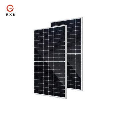 Rixin الألواح الشمسية عالية الطاقة على السطح الوحدة الكهروضوئية نصف قطع خلية السيليكون أحادية البلورية