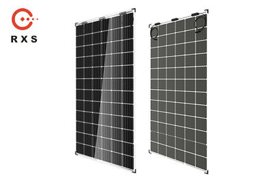 ألواح شمسية زجاجية مزدوجة آمنة ، لوحة شمسية قياسية أحادية البلورية 385 واط / 72 خلية